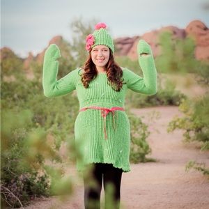 Handmade Cactus Halloween Costume 🌵🎃
